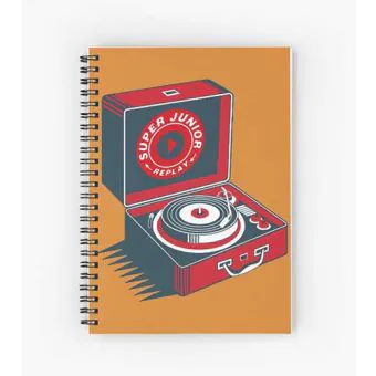 Super Junior K pop Notebook — Gold Edition
