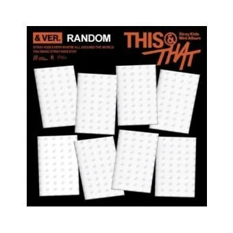 Stray Kids Mini Album THIS & THAT & النسخة العشوائية CD