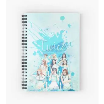 Twice K pop Notebook — Silver Stylish Ver.