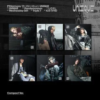 P1Harmony — 9th Mini Album UNIQUE — Compact — Random Version
