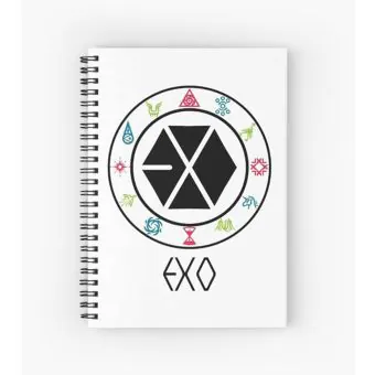 Exo K pop Notebook — Gold Edition