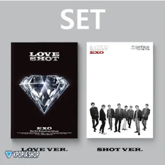 Official Album EXO Repackage Album Vol5 LOVE SHOT النسخة الكاملة
