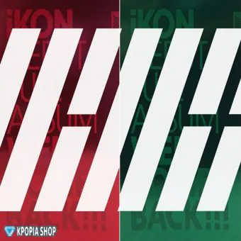 Official Album iKON DEBUT FULL ALBUM WELCOME BACK النسخة العشوائية