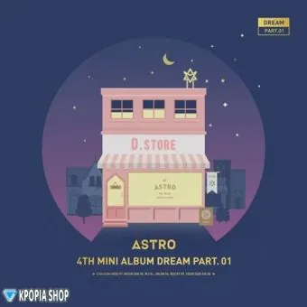 Official Album NIGHT ASTRO 4TH MINI ALBUM DREAM PART01 CD