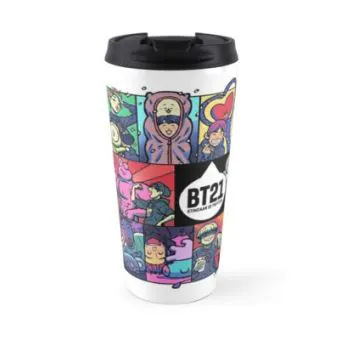 كوب حافظ Bt21 — إصدار 4 إصدار "BT21" — Bt21 Black Edition