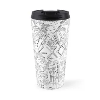 كوب حافظ Exo — إصدار 4 إصدار "EXO" — Exo Black Edition