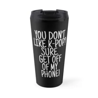 Kpop Insulated Tumbler v1 Gradient — Black Exclusive Ver.