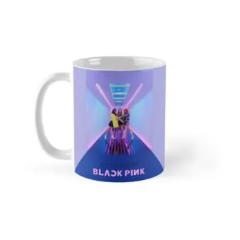 كوب سفر Black Pink — إصدار "Retro Type" — Black Pink Black Edition