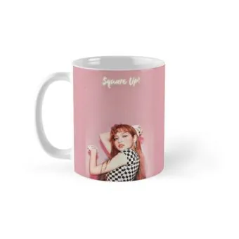 كوب سفر Black Pink — إصدار "Minimal Logo" — Black Pink Black Edition