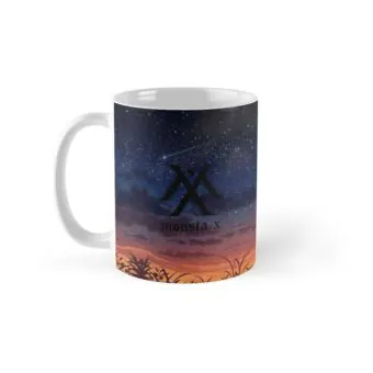 Monsta X K pop Mug — Silver Limited Ver.