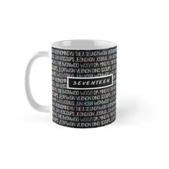 Seventeen K pop Mug — Black Casual Ver.