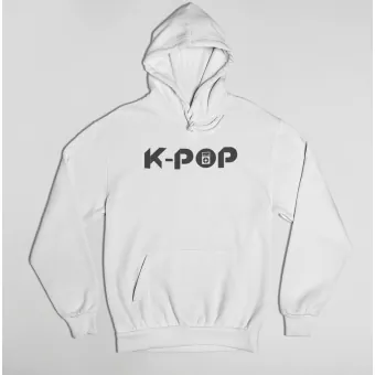 هودي سحاب Kpop — إصدار "K-POP" — Kpop Vintage Style