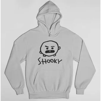 Bt21 Pullover Hoodie — White Collectible Ver.