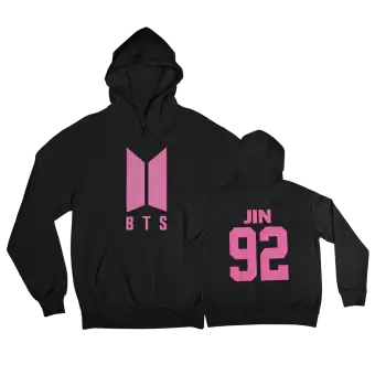 هودي Bts — إصدار "BTS" — Bts Black Hoodie