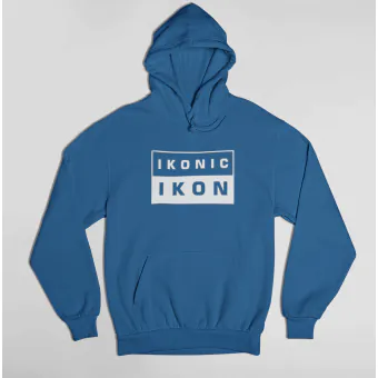 Ikon Pullover Hoodie Signature — Navy Exclusive Ver.