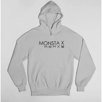 Monsta X Hoodie MONSTA — Beige Retro Ver.