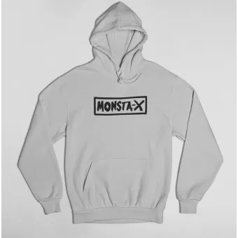 Monsta X Zip Hoodie MONSTA — Red Retro Ver.