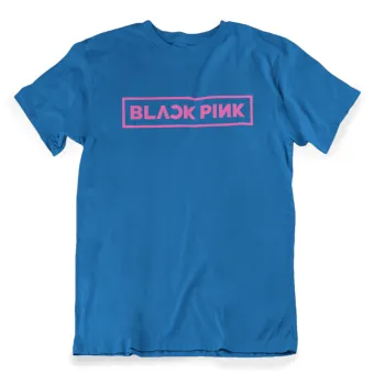 Black Pink K pop T shirt Signature — Purple Premium Ver.