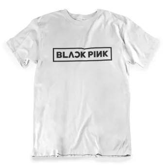 Black Pink Oversized Tee Signature — White Exclusive Ver.