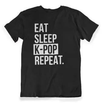 تيشيرت بطباعة Kpop — إصدار "pop" — Kpop Limited Edition