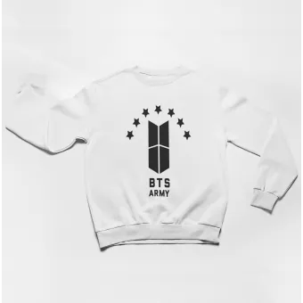 Bts Oversized Sweatshirt — Black Retro Ver.