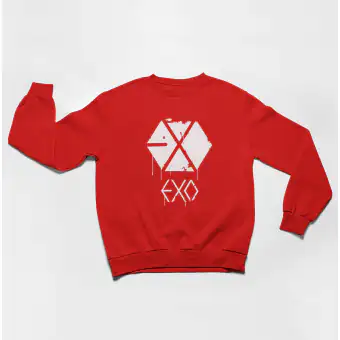 Exo K pop Sweatshirt — Pink Retro Ver.