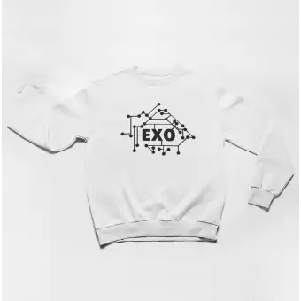 سويتشرت Exo — إصدار "EXO" — Exo Fan Sign Ver.