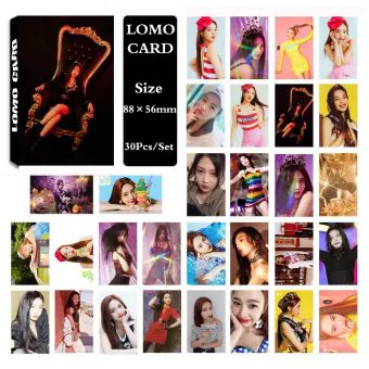 مجموعة فوتوكارد Red Velvet — جاهز للعرض — Red Velvet Limited 8pcs
