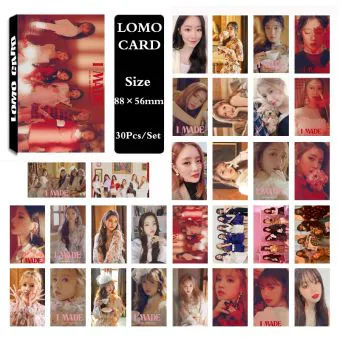 G-IDLE Photocard Set Concert Mood — Beige Edition