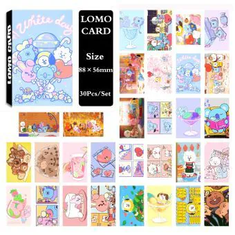 BT21 Photocard Set Daily Carry — Green Retro Ver.