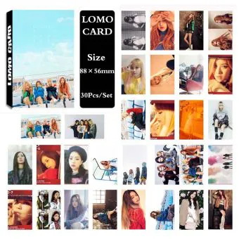 Black Pink Photocard Set Concert Mood — Purple Edition