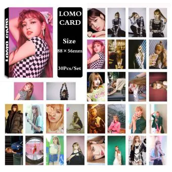 Black Pink Photocard Set Concert Mood — Black Casual Ver.