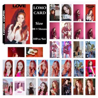 Black Pink Photocard Set Concert Mood — White Retro Ver.