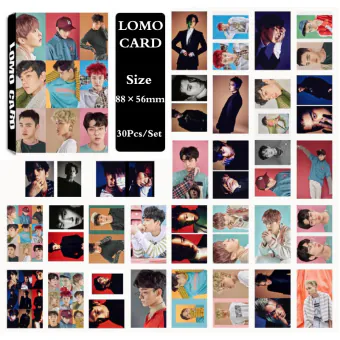 EXO Photocard Set Display Ready — Black Casual Ver.