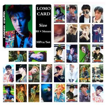 EXO Photocard Set Display Ready — Silver Stylish Ver.