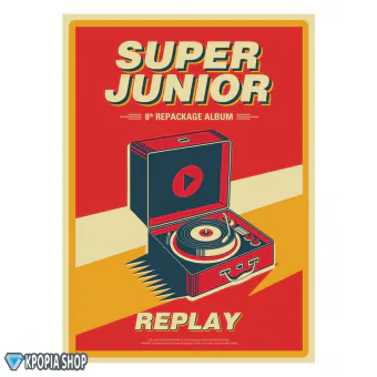 Official Album Super Junior Album Vol8 Repackage REPLAY