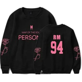 Bts Crewneck Sweatshirt — Black Premium Ver.