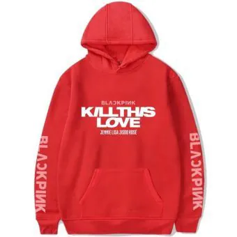 هودي بولوفر Black Pink — إصدار "Signature" — Black Pink Black Hoodie