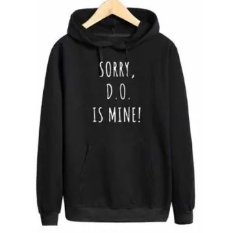 هودي أوفرسايز Exo — إصدار "Signature" — Exo Black Hoodie