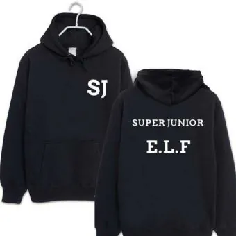 هودي بولوفر Super Junior — إصدار "Signature" — Super Junior White Hoodie