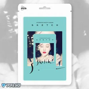 البوم اصلي Tara HYOMIN 2nd SKETCH KIHNO CARD