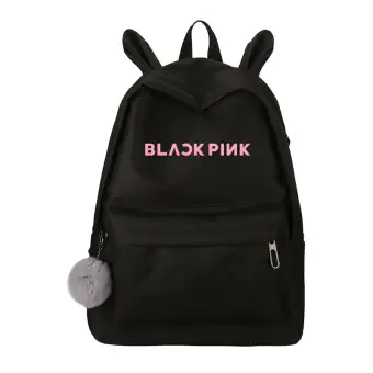 Black Pink School Backpack object — Gold Casual Ver.