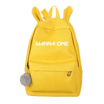 Wanna One School Bag — Navy Classic Ver.