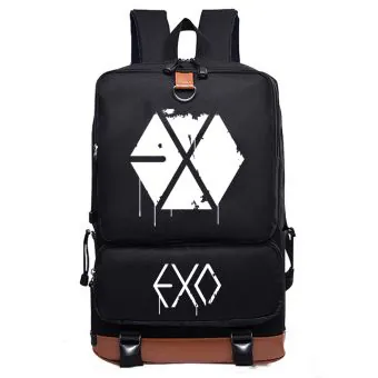 EXO K pop Backpack — Beige Edition