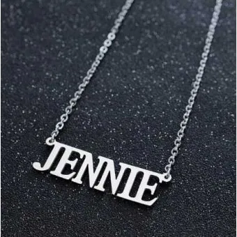 Black Pink Pendant Necklace JENNIE — Green Stylish Ver.