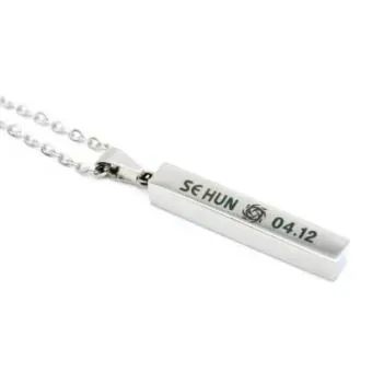 EXO Pendant Necklace — Silver Edition
