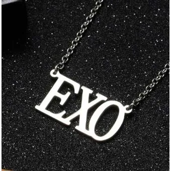 EXO Pendant Necklace — Navy Casual Ver.