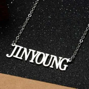 Got7 Layered Necklace Name — White Premium Ver.