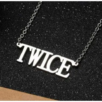 Twice Necklace — Silver Premium Ver.