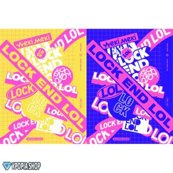 البوم اصلي النسخة الكاملة 2CD Weki Meki Single Vol2 LOCK END LOL LOCK Ver LOL Ver